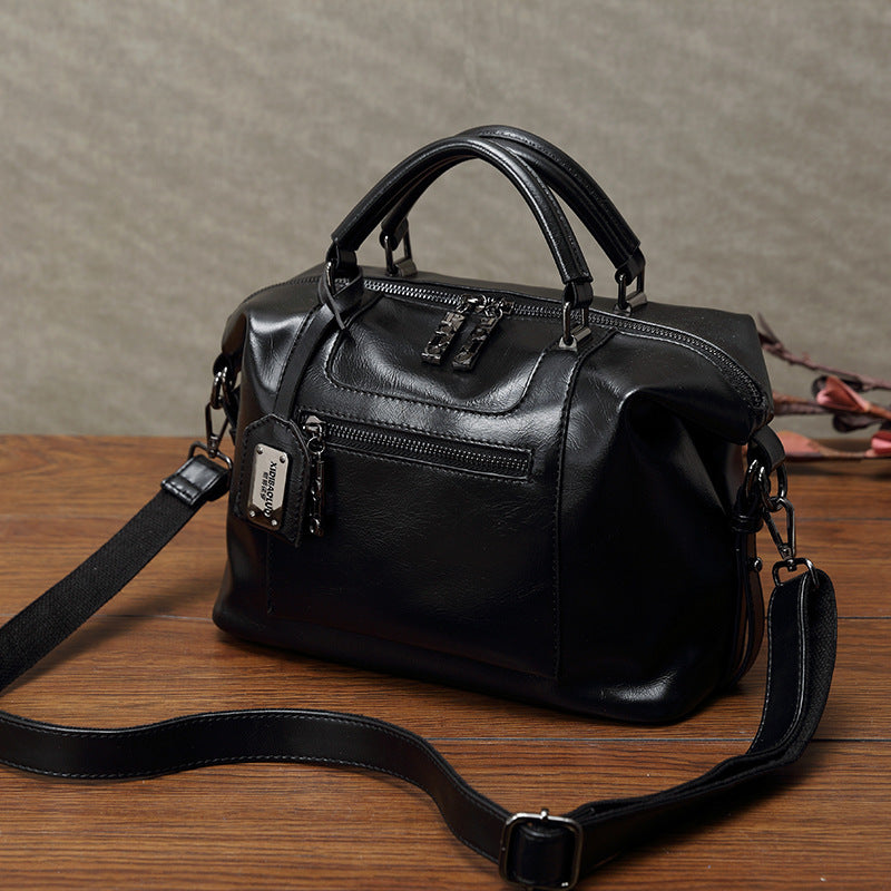 Retro-Damentasche – Hand- und Umhängetasche im Vintage-Look
