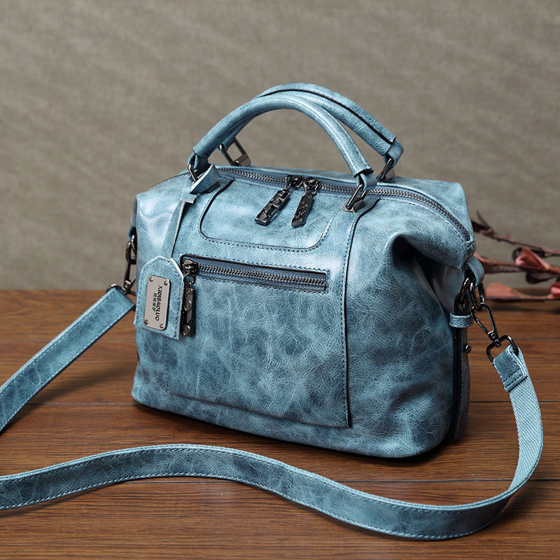 Retro-Damentasche – Hand- und Umhängetasche im Vintage-Look