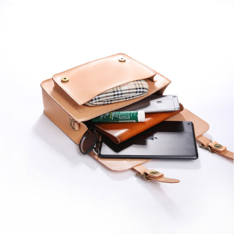 Handgefertigte Ledertasche – Hand- & Crossbeam-Design