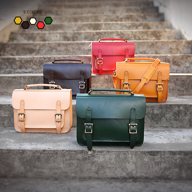 Handgefertigte Ledertasche – Hand- & Crossbeam-Design