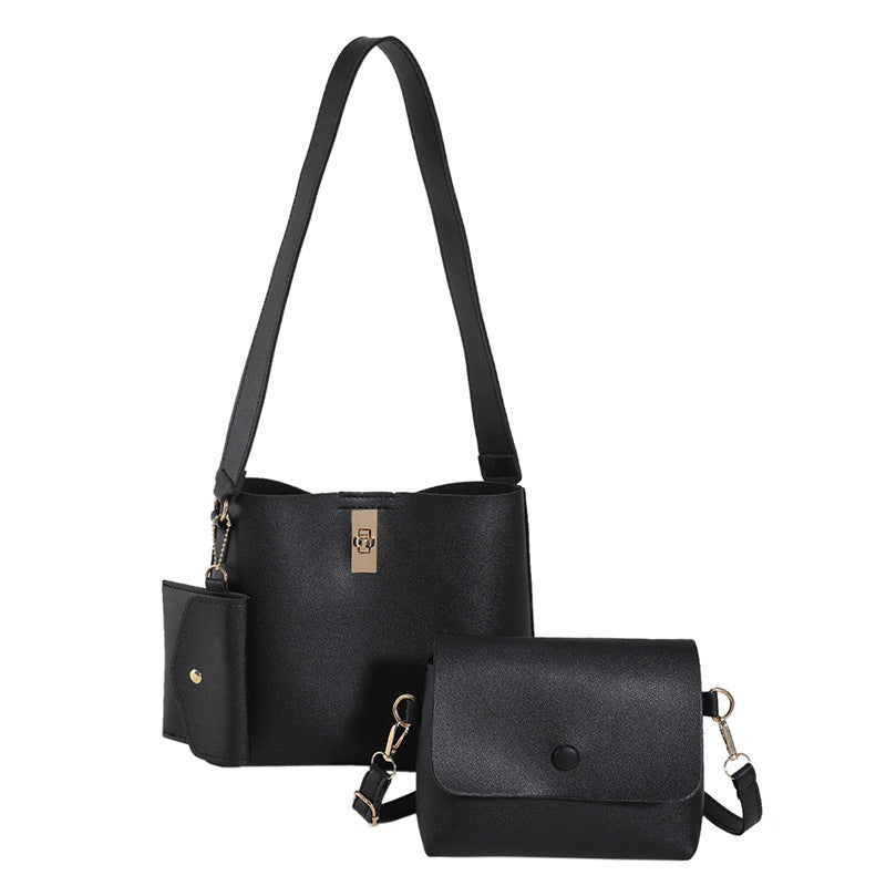 Western-Style Hand- und Schultertasche – 3-teiliges Messenger-Set
