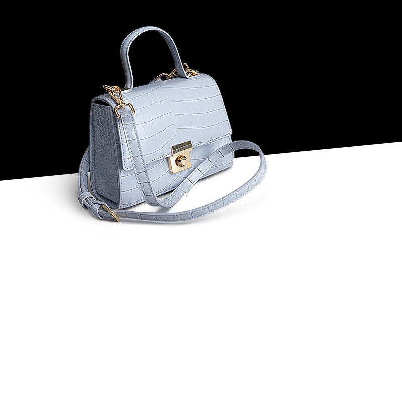 Damen-Ledertasche im Nischen-Design – Hand- und Umhängetasche