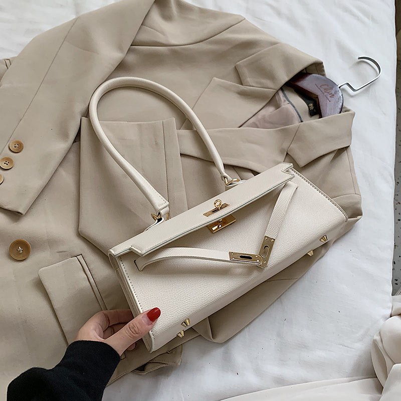 Einseitige Schulter- und Achsel-Mini-Tasche im Square-Design