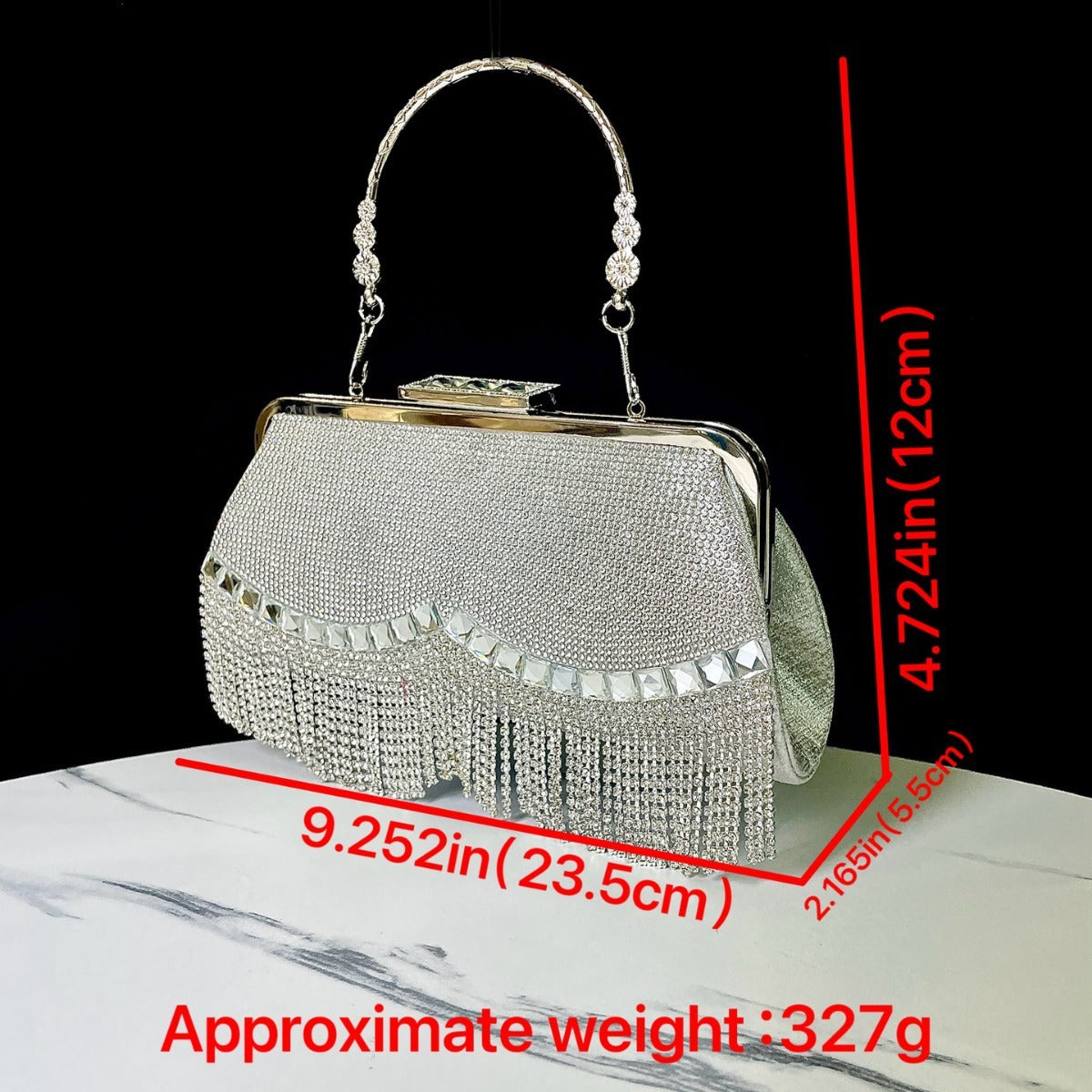 Neue Fransentasche – KTV-Princess-Dinner- & Crossbody-Banquettasche