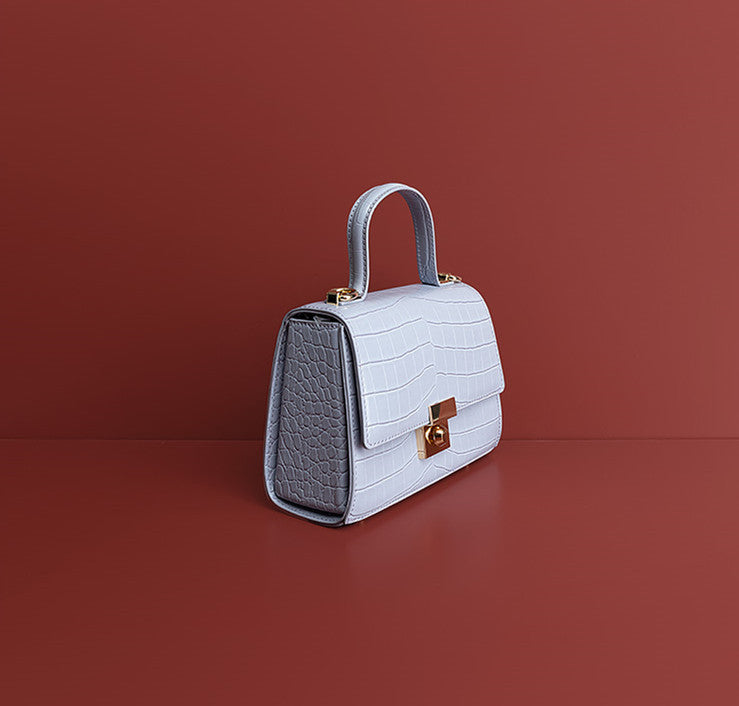 Damen-Ledertasche im Nischen-Design – Hand- und Umhängetasche
