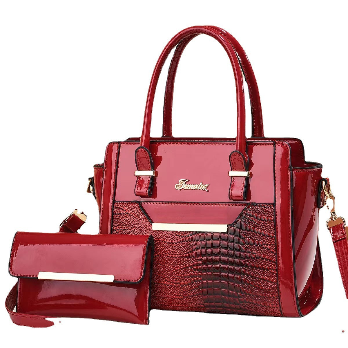 Handtasche mit Muster und großer Kapazität